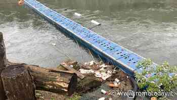 Su Tevere e Aniene tornano le barriere acchiappa plastica