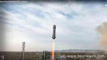 All-female crew returns from Blue Origin’s New Shepard suborbital launch