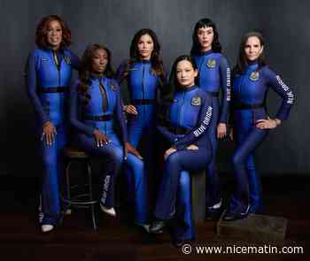 Les images de la chanteuse Katy Perry dans l'espace à bord d'un vol 100% féminin