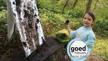 Van modderschilderijen tot fluistereiland: kinderen leven zich uit tijdens wilde snuitdag in Kiewit