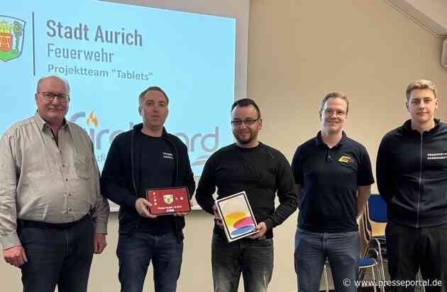 FW-AUR: Pilotprojekt - Auricher Feuerwehren setzen auf digital unterstützte Einsatzkoordination