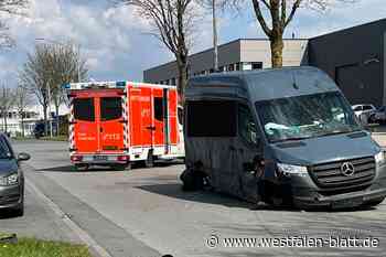 Spur der Zerstörung nach Alleinunfall in Paderborn