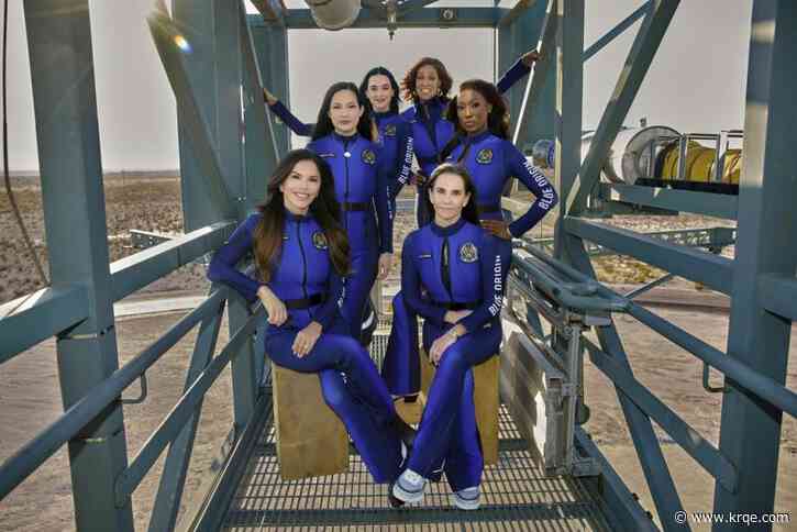 Blue Origin launches all-female crew into space