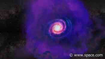 Some dark matter haloes could roll through the universe like hollow cosmic Easter Eggs