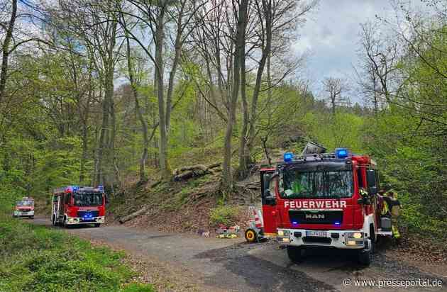 FW Königswinter: Feuer im Wald rechtzeitig entdeckt - Waldbrandgefahr aktuell noch hoch