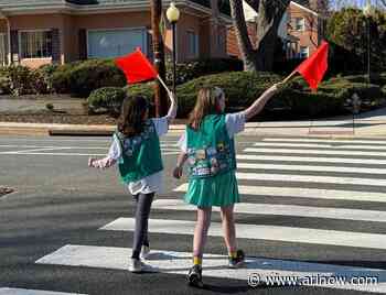 Arlington Girl Scouts use funds from cookie sales for Wilson Blvd safety project