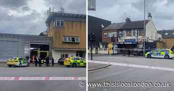 Major emergency services presence after incident outside Leyton Fire Station