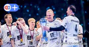 THW Kiel: Domagoj Duvnjak überrascht Patrick Wiencek mit Pokal-Geste