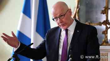 SNP brings forward government programme due to Trump turmoil