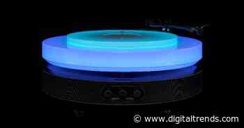 Audio-Technica’s floating Hotaru turntable is $10,000 worth of glowing coolness