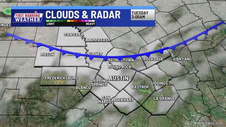 Next front arrives tonight bringing a drop in temperatures