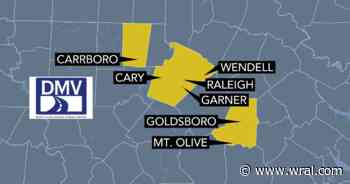 NCDMV offices back online: Internet restored in Raleigh, Garner, Carrboro, Wendell