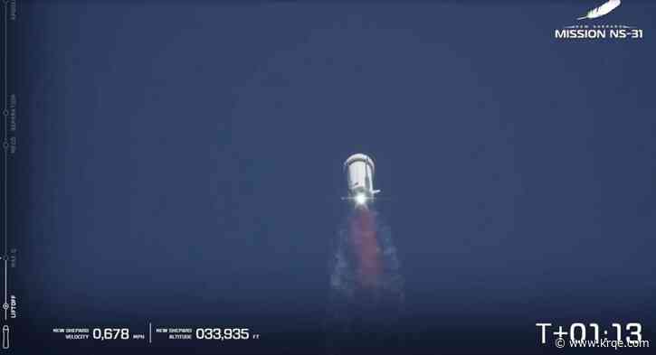 What is the Kármán line that Blue Origin's newest astronauts crossed?