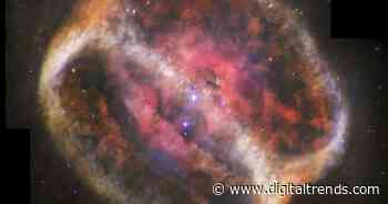 James Webb observes a dying star creating a cosmic hourglass