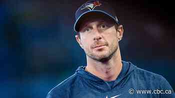 Blue Jays pitcher Scherzer to visit specialist again as thumb soreness persists