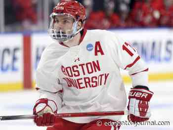 Edmonton Oilers newest edition Quinn Hutson makes NHL debut against Kings