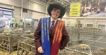 Third time's a charm for junior sheep auctioneer winner at Sydney Royal Show
