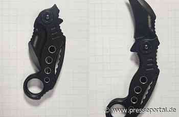 BPOL NRW: Bundespolizei stellt 23-Jährigen mit Karambit-Messer
