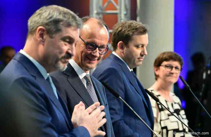 Germany's 'grand coalition' has grand rail ambitions  but without the numbers to match