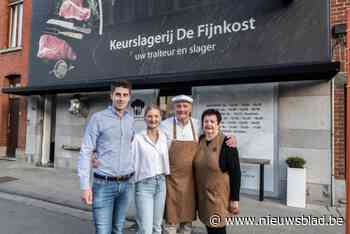 Jong koppel volgt deze zomer Antoon en Martine op in slagerij De Fijnkost