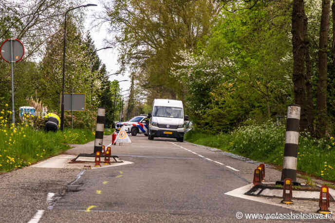 Gaslek ontstaan bij plaatsen tijdelijk verkeersbord: weg volledig afgezet