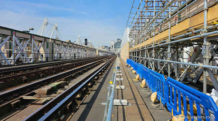 Behind the scaffolding: Taking a look at the Hungerford Bridge restoration project