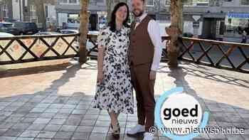 Pas getrouwd: Evelien en Martijn in Lummen