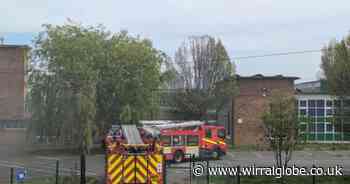 Fire at former Wirral school building 'suspected arson'