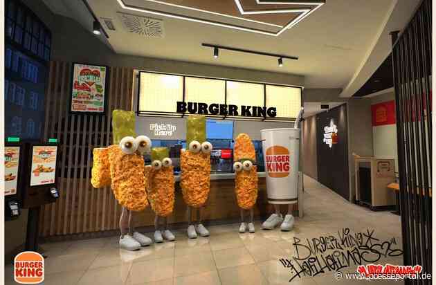 Burger King® bringt Social Media Hype auf den Tisch / Hamburger Künstler Hati Hati Mas inszeniert Fricklemania