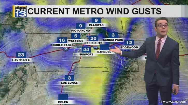 East Canyon winds then briefly warmer with strong winds