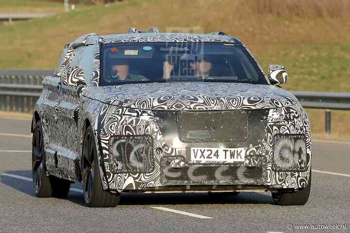 Nieuwe Range Rover Velar krijgt wat ongebruikelijke proporties