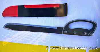 Man arrested after 30-inch machete found in taxi near Kidbrooke