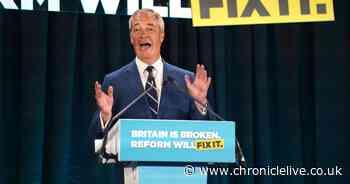 Nigel Farage in Northumberland LIVE: Updates as Reform UK leader vows 'we're here to stay'