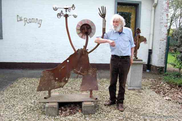 Kunstenaar Ludo (93) zit nog elke dag zes uur in zijn atelier: “Niet langer, ik moet nog soep en patatten maken”