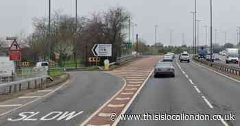 Closure hits A2 after 'police incident' and flooding near Bexley