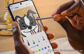 Motorola levert deze gloednieuwe smartphone met een stylus