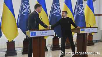 Ukraine-Liveblog: ++ Rutte trifft Selenskyj in Odessa ++