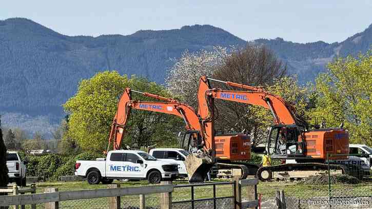 Construction activities underway on new Chilliwack elementary school