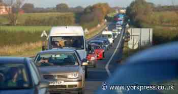 Major York road blocked in both directions after crash