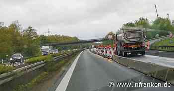 Monatelange Bauarbeiten auf A9 in Oberfranken gestartet