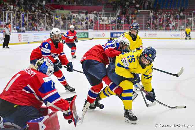 Hedqvist scores a hat trick for Sweden in 8-0 rout of Norway at women’s hockey worlds