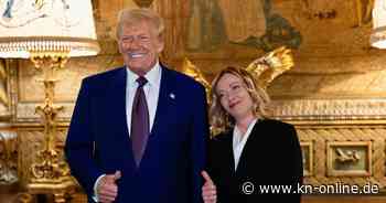 Donald Trump empfängt Giorgia Meloni im Weißen Haus