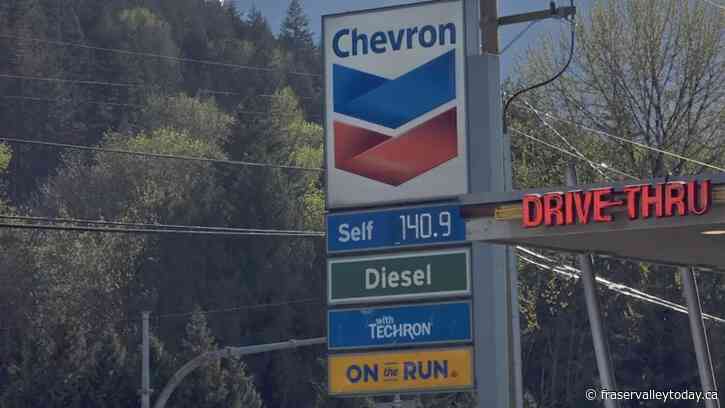 Chilliwack gas prices stubbornly high compared to Hope