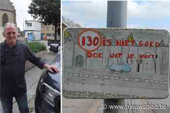 Auto van Luc gaat plots sneller rijden door kindertekening: “Nogal vervelend in een zone 30”