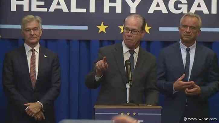 Braun unveils 9 executive orders to help 'Make Indiana Healthy Again'
