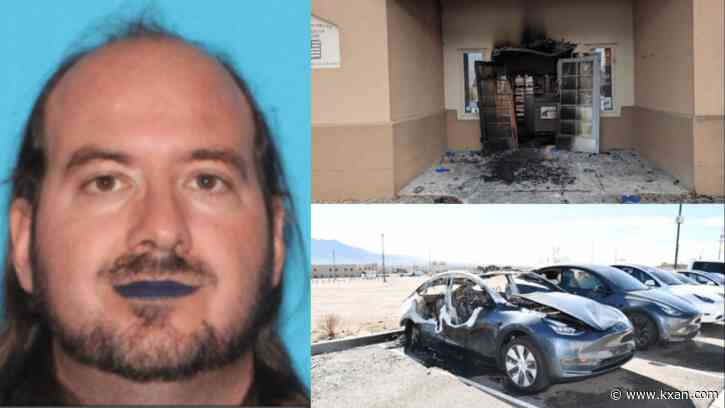 Suspect in arson attacks at Tesla showroom, New Mexico GOP headquarters facing 40 years in prison