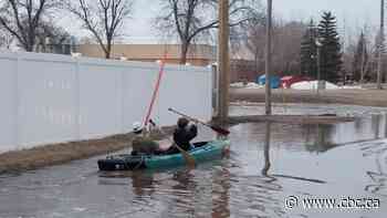Spring thaw floods Aberdeen, Sask.