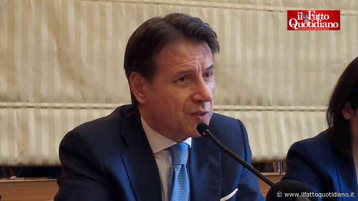 Mozione comune di M5S-Pd-Avs per Gaza, Conte: “Servono un embargo alle armi e sanzioni per Israele”