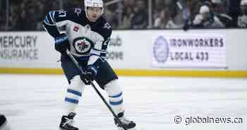 Jets forward Ehlers out week-to-week, will miss start of playoffs