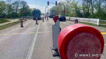 Kilometerlange Staus an Emmericher Rheinbrücke